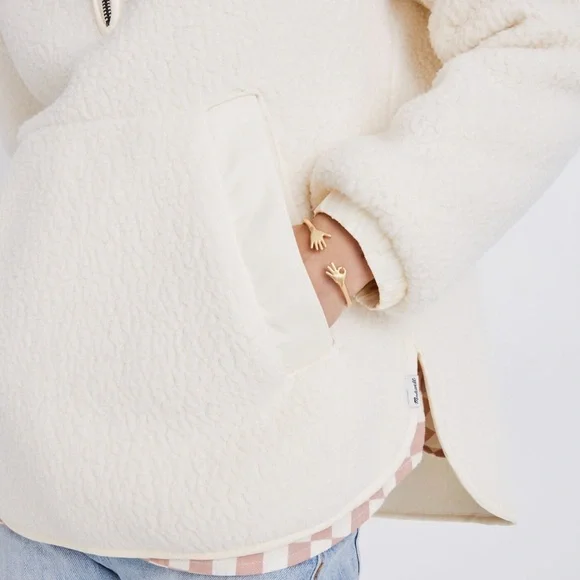 Madewell polartec Fleece Popover Jacket - Picture 7 of 8